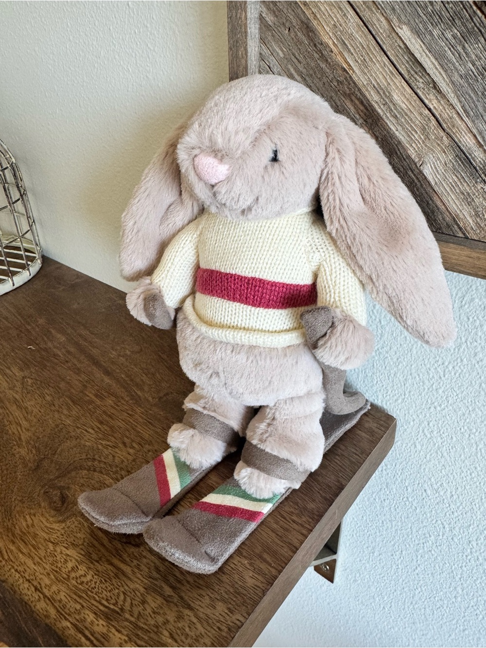 Bashful Bunny Ski Gold Medal NWT